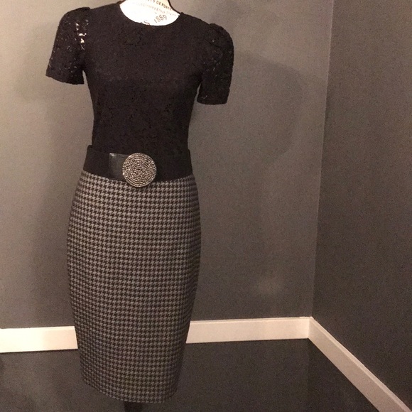 New Black Lace Short Sleeve Top - Picture 4 of 8